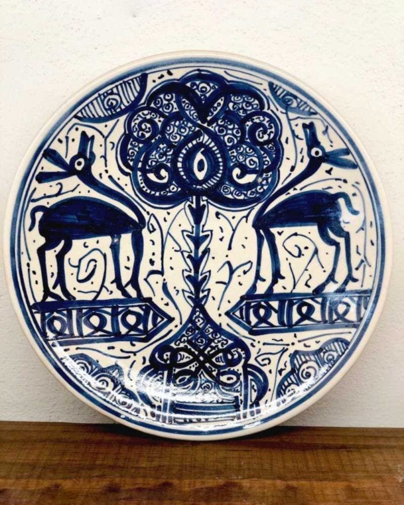 plato de ceramica_decorative ceramic plate