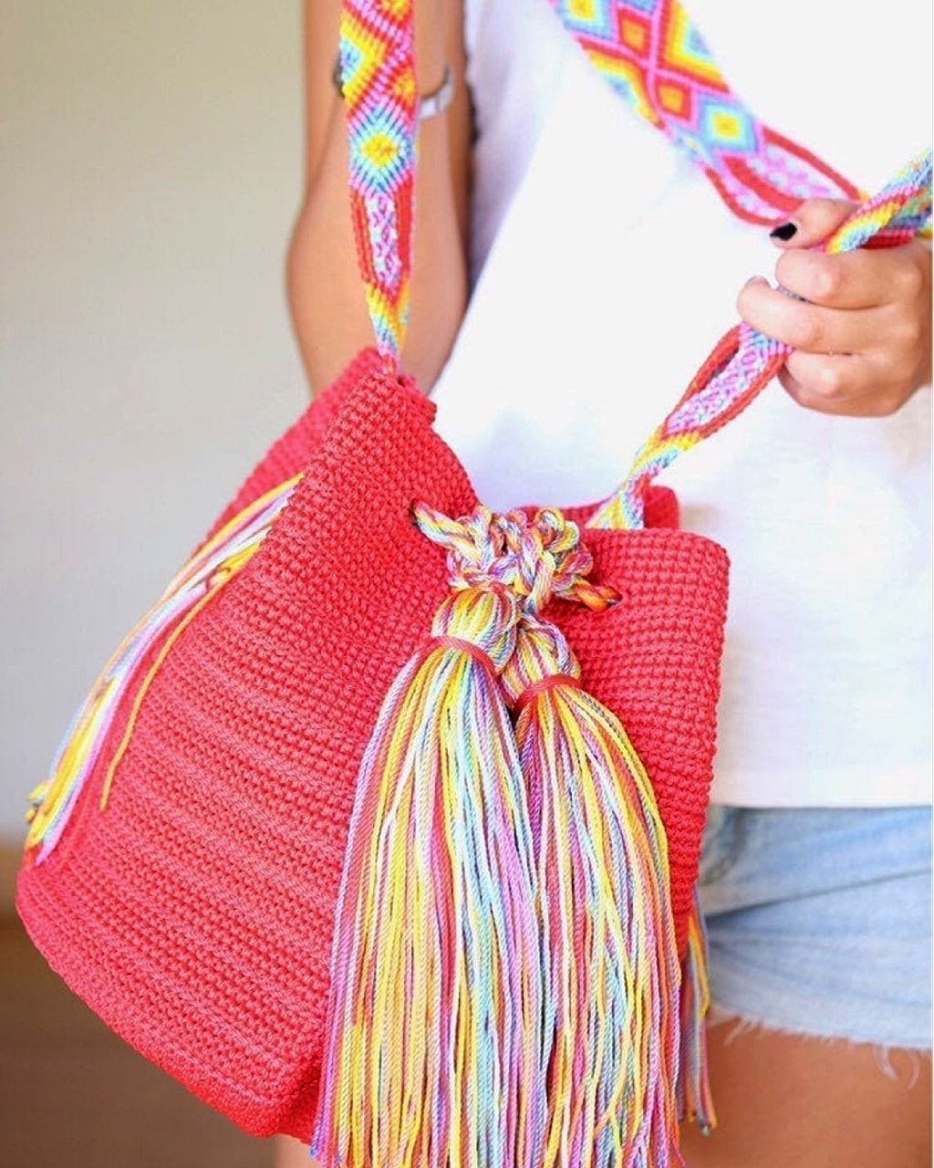 Bolso crochet, bolso artesanal, bolso artesanal mexicano_ crochet bag, handmade bag, mexican handbag